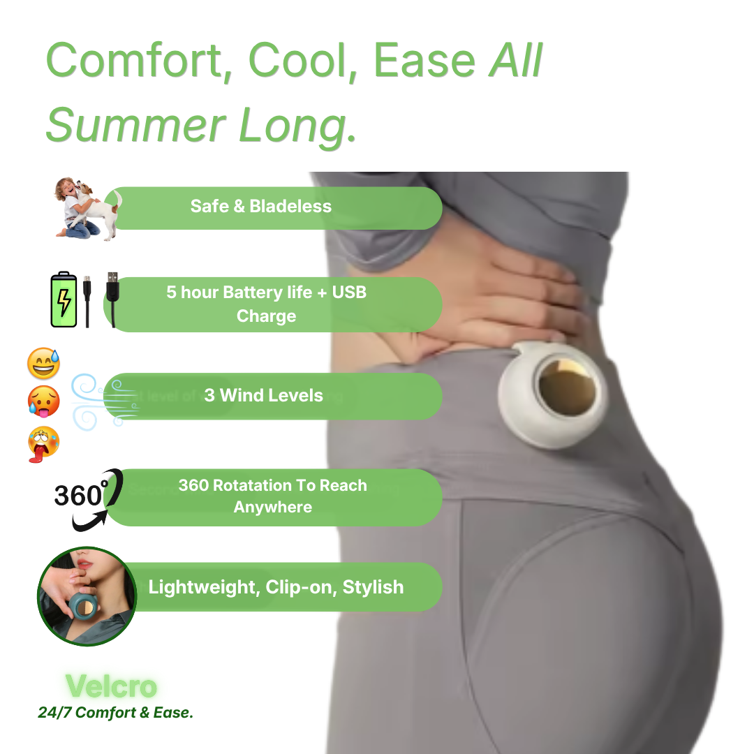 Stylish InstantGo™  Fan | 24/7 Comfort & Ease