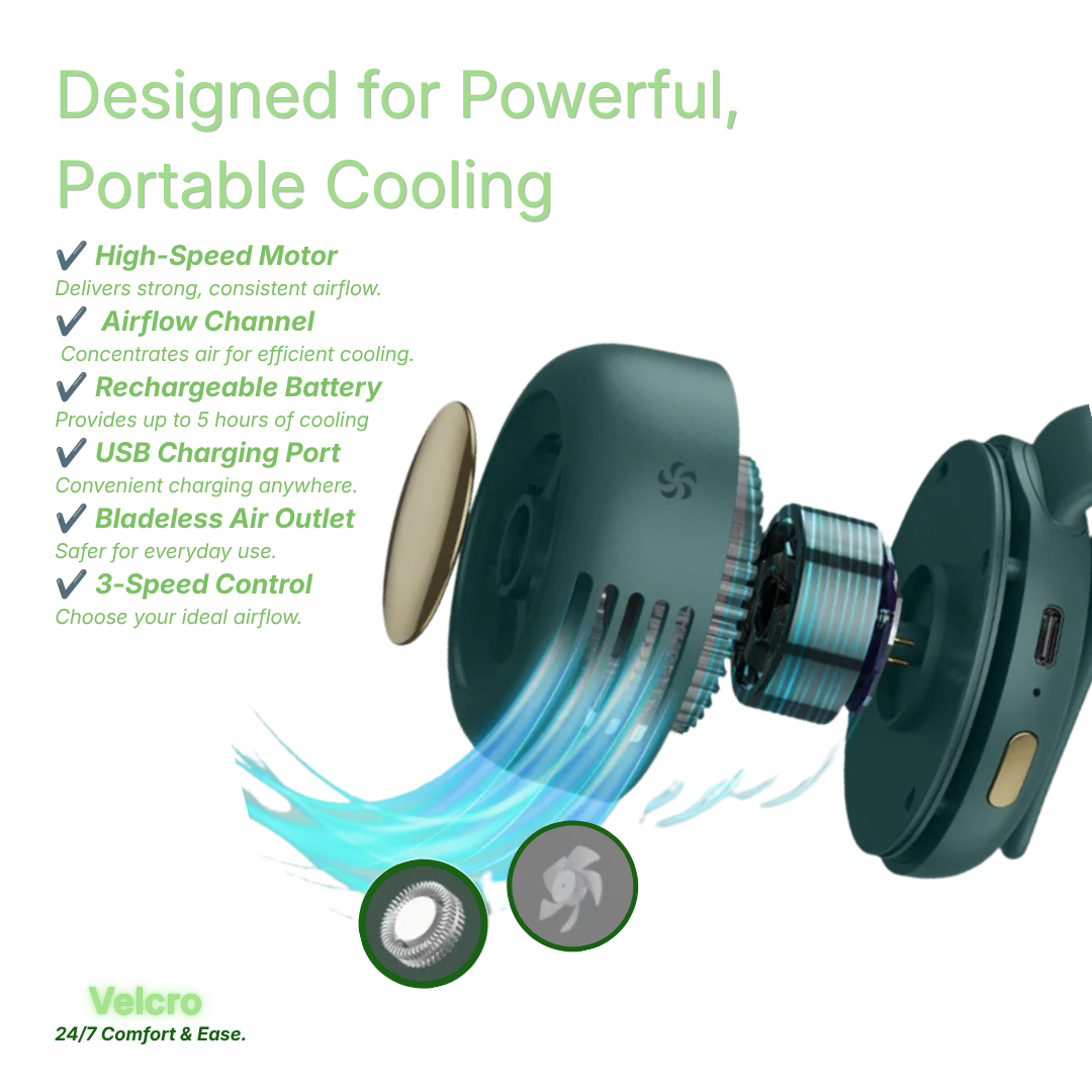 Stylish InstantGo™  Fan | 24/7 Comfort & Ease